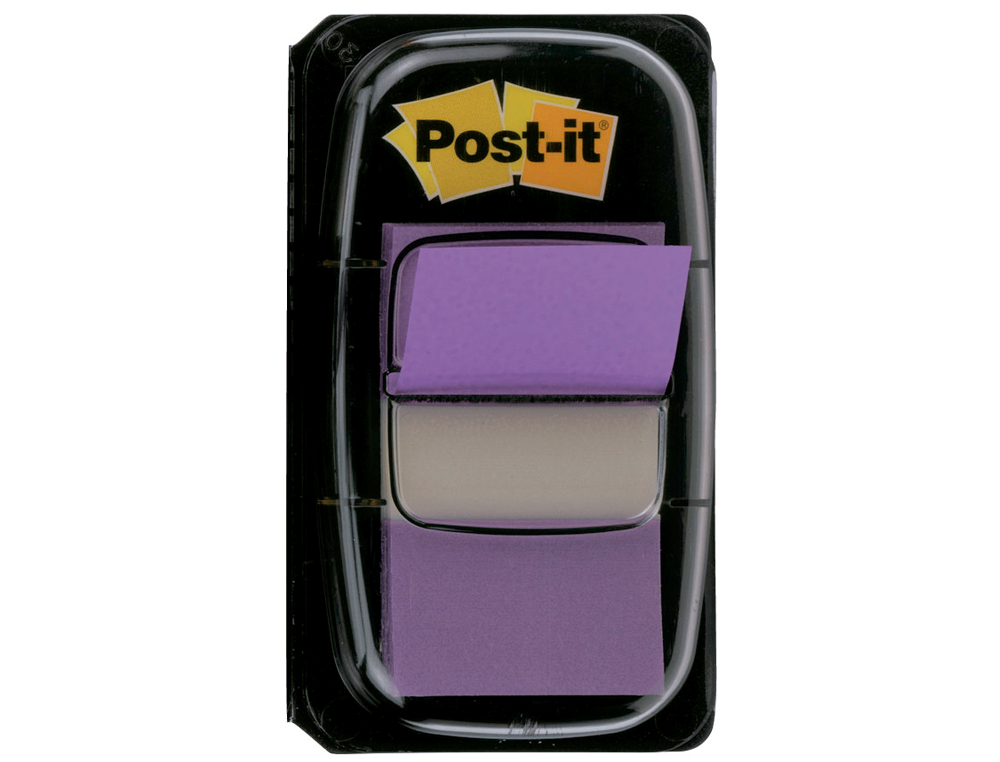 BANDAS SEPARADORAS POST-IT INDEX 3M, 25,4X43,1 MM VIOLETA DISPENSADOR DE 50 UNIDADES