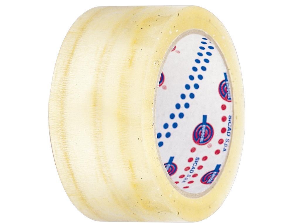 FITA ADESIVA EUROCEL POLIPROPILENO TRANSPARENTE 66 MT X 5 CM