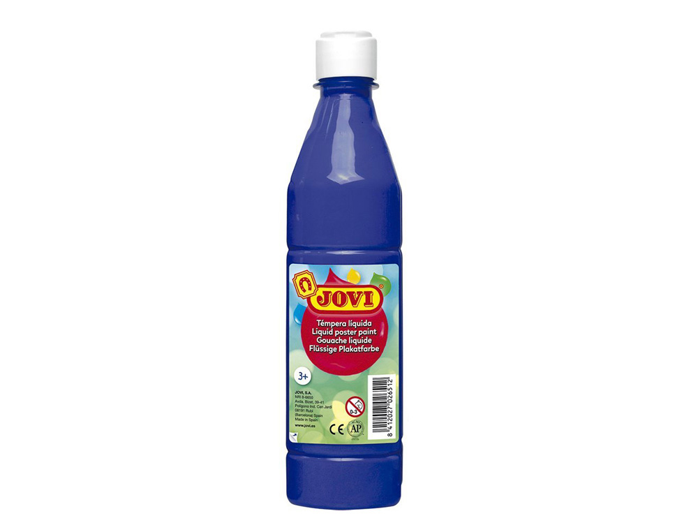 GUACHE LIQUIDO JOVI 500 ML AZUL ULTRAMAR