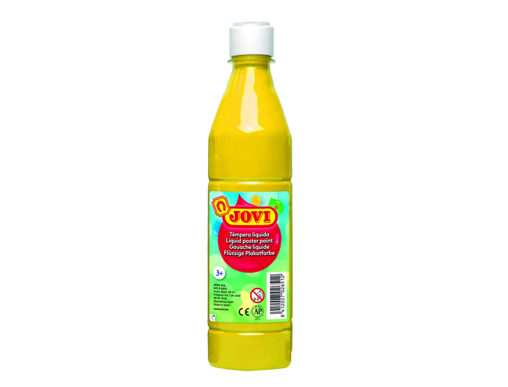 GUACHE LIQUIDO JOVI 500 ML AMARELO CLARO