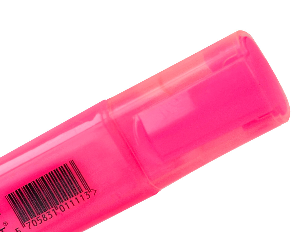 MARCADOR FLUORESCENTE Q-CONNECT DE PONTA BISELADA ROSA