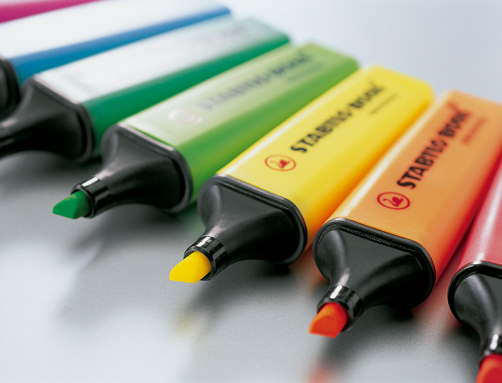 MARCADOR FLUORESCENTE STABILO BOSS 70 VERMELHO