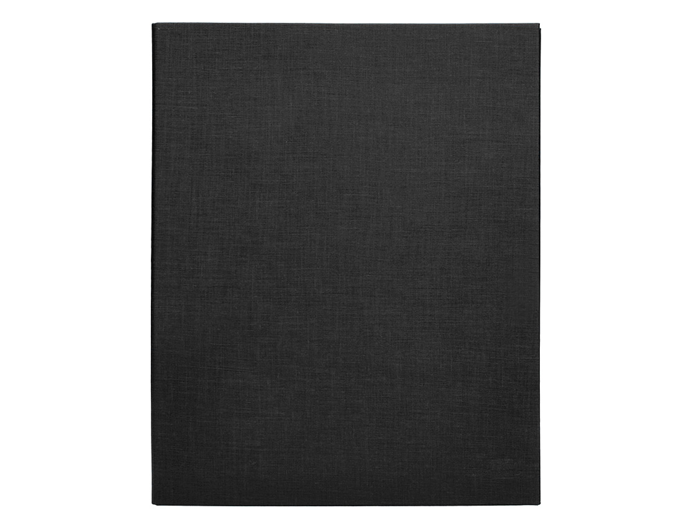 CAPA LIDERPAPEL PAPER COAT 4 ANEIS 25 MM FORRO PVC FOLIO PRETO