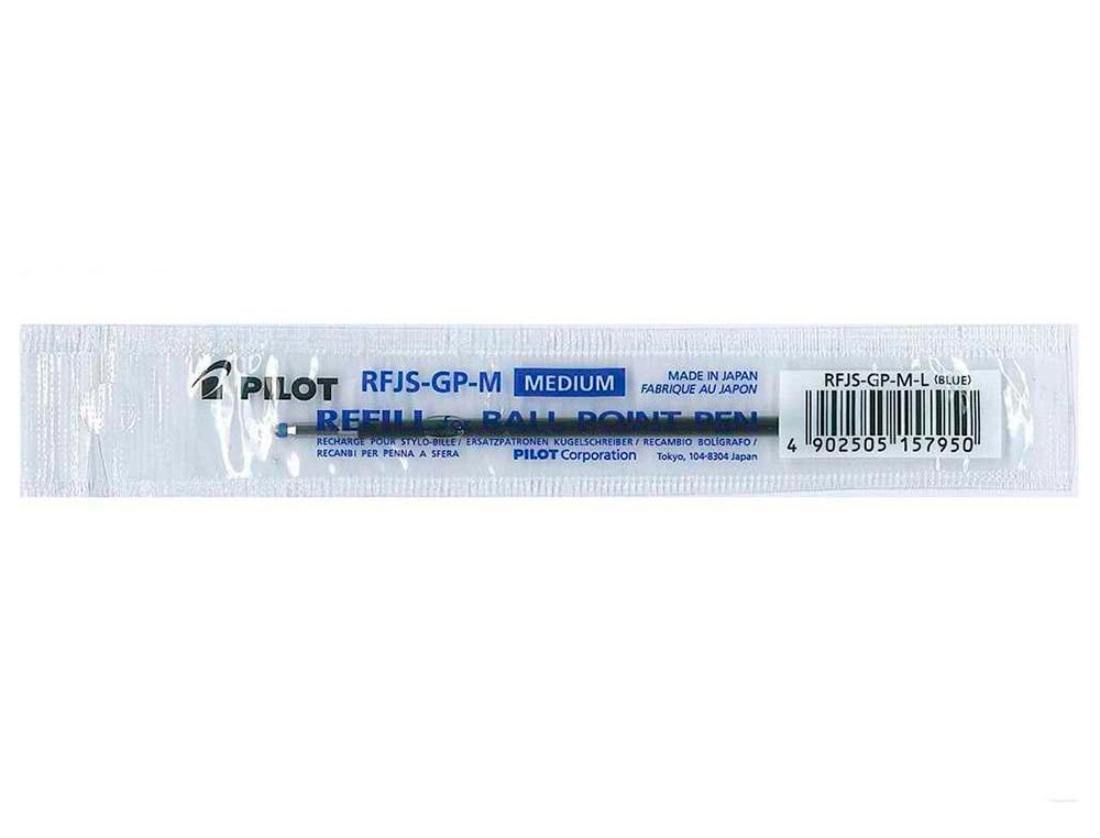 RECARGA ESFEROGRAFICA PILOT SUPER GRIP E DR. GRIP AZUL