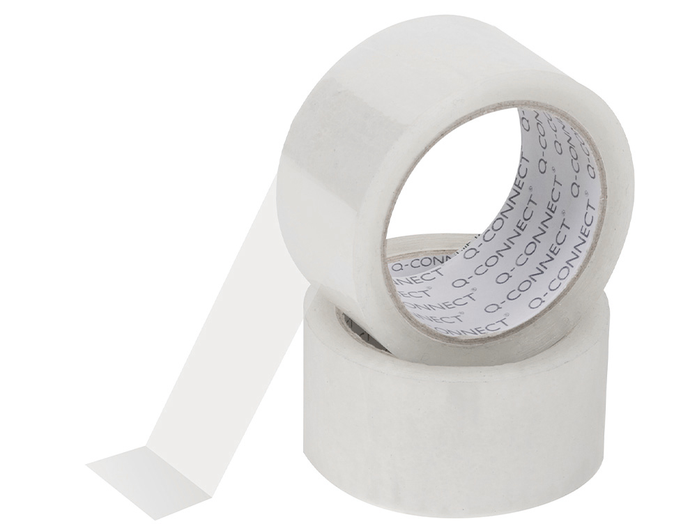 FITA ADESIVA Q-CONNECT POLIPROPILENO TRANSPARENTE 66 MT X 5 CM