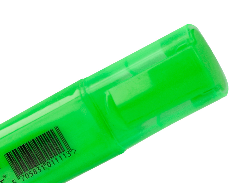 MARCADOR FLUORESCENTE Q-CONNECT DE PONTA BISELADA VERDE