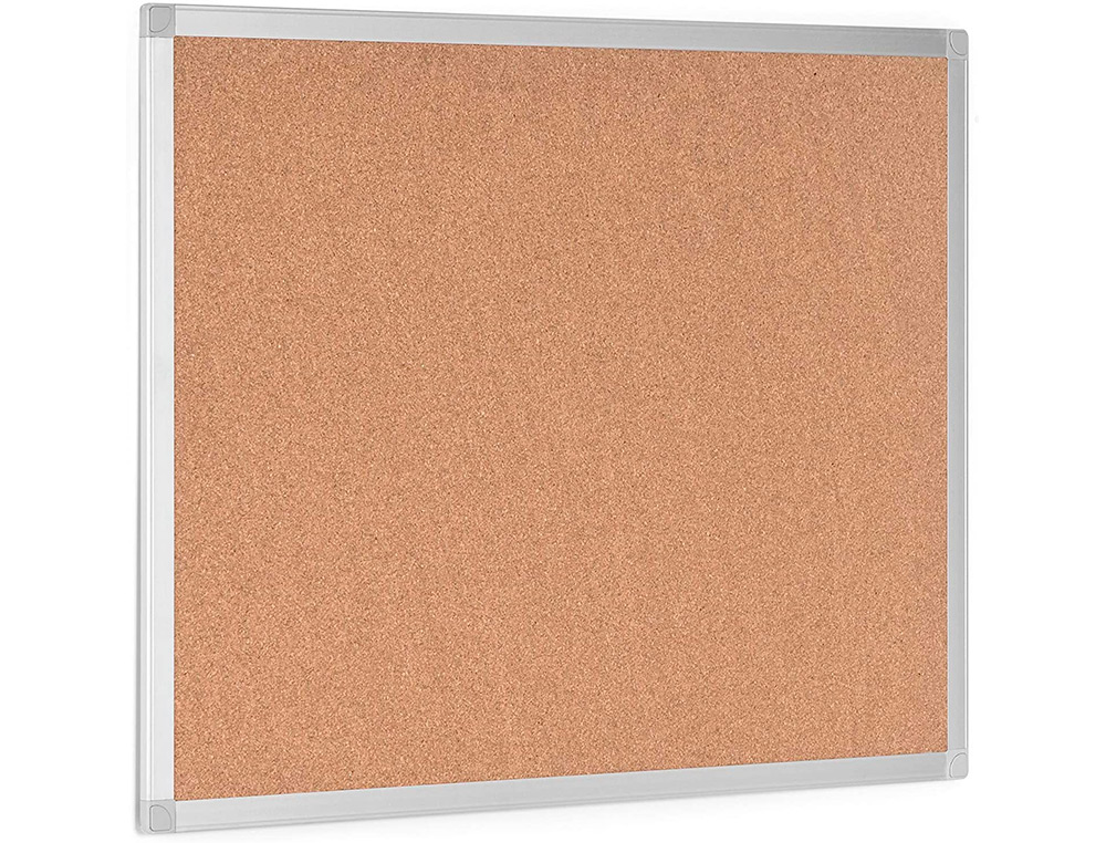 QUADRO DE CORTICA Q-CONNECT COM CAIXILHO EM ALUMINIO 60 X 90 CM