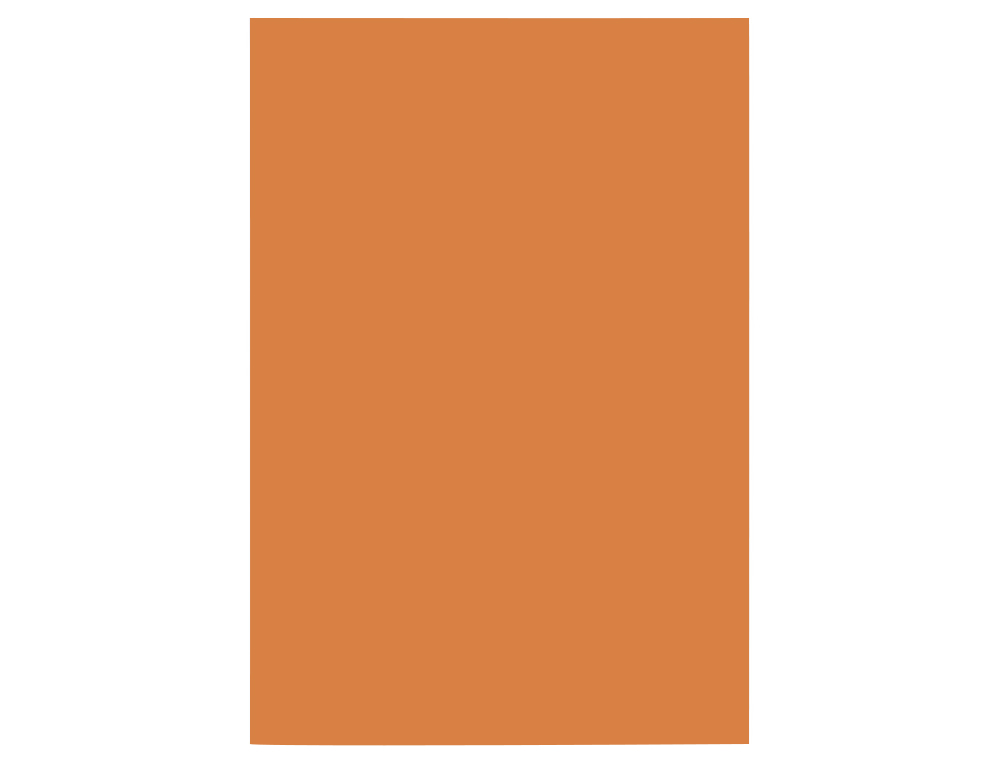 CARTOLINA LIDERPAPEL DIN A4 180 GR LARANJA FORTE PACK DE 100 UNIDADES