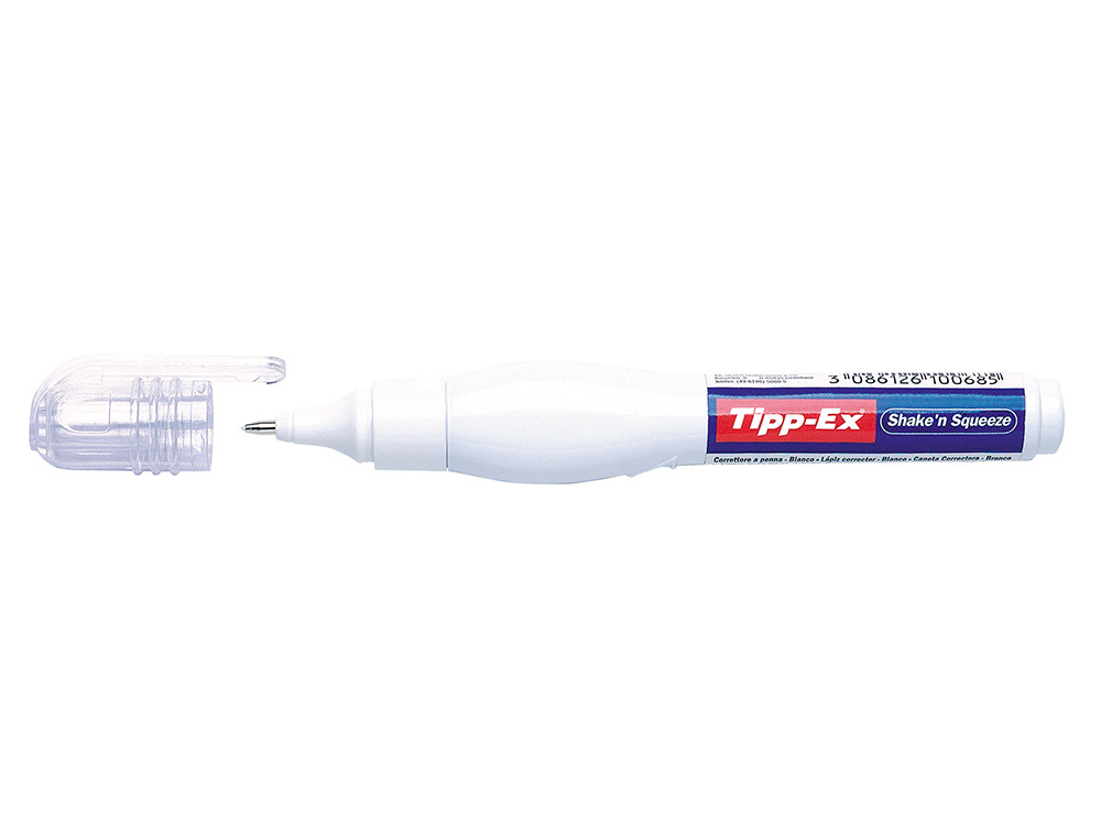 CORRETOR CANETA TIPP-EX, PONTA METALICA FINA, 8 ML