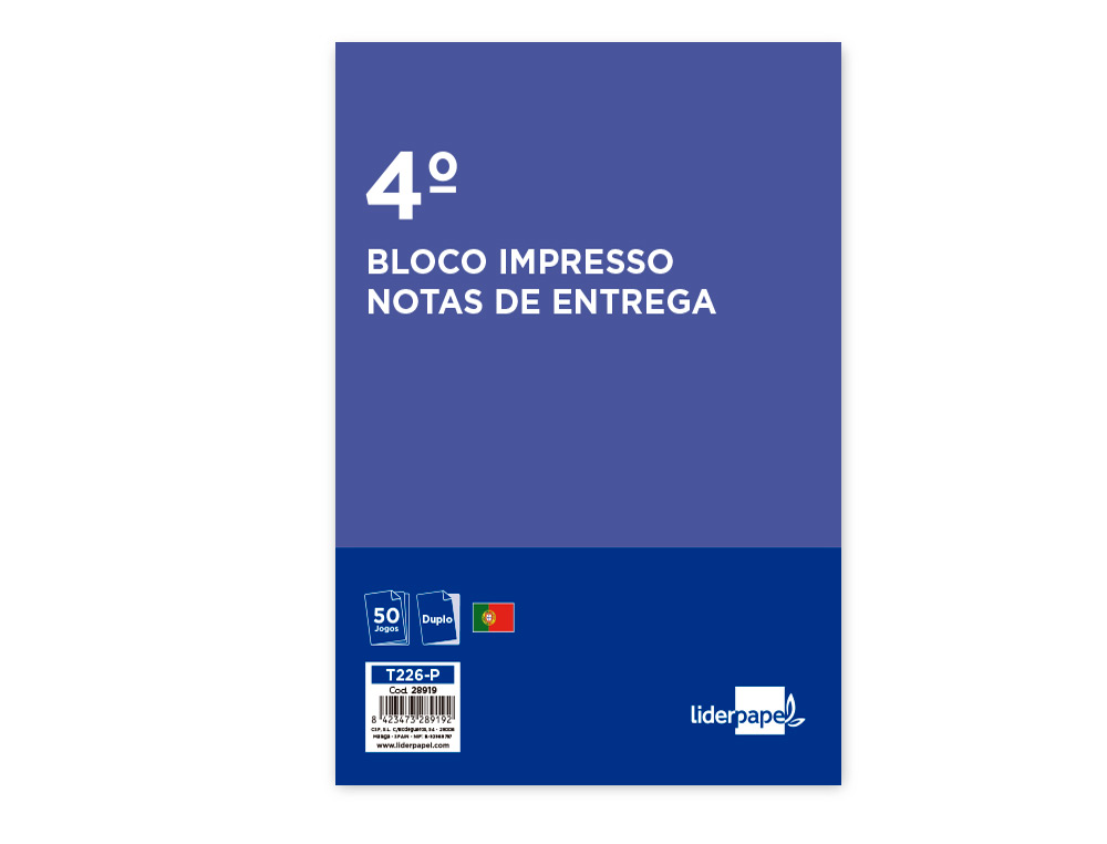 BLOCO DE ENTREGAS DUPLICADO 155X215 MM