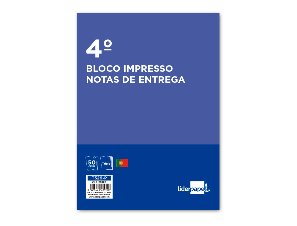BLOCO DE ENTREGAS TRIPLICADO 155X215 MM