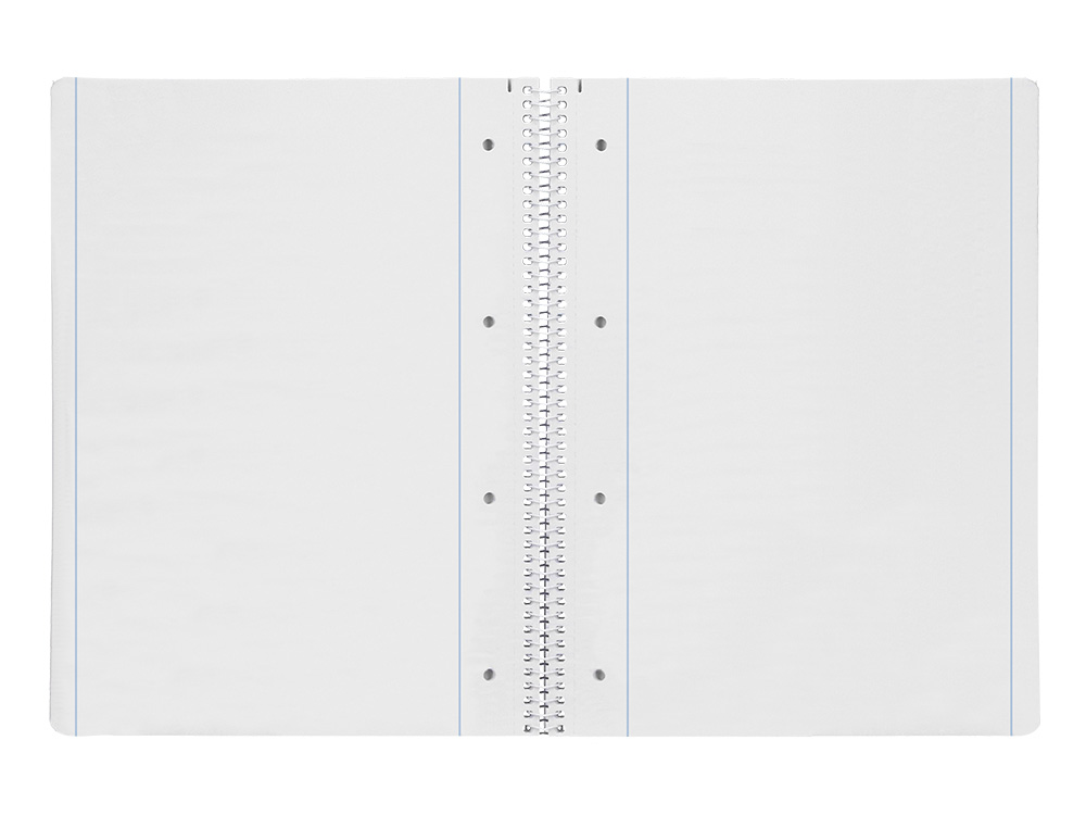 CADERNO ESPIRAL LIDERPAPEL CAPA AZUL MICRO 80 F DIN A4 LISO