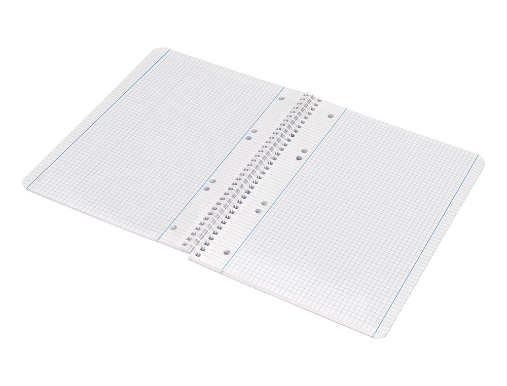 CADERNO ESPIRAL LIDERPAPEL CAPA AZUL MICRO 80 F DIN A5 QUADRICULADO