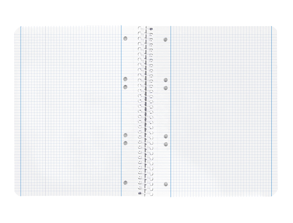 CADERNO ESPIRAL LIDERPAPEL CAPA AZUL MICRO 80 F DIN A5 QUADRICULADO