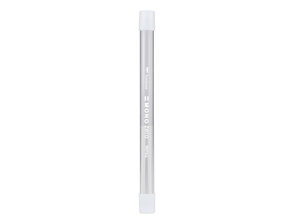 RECARGA PORTA BORRACHAS TOMBOW MONO ZERO REDONDA 2,3 MM DIAMETRO TUBO COM 2 UNIDADES
