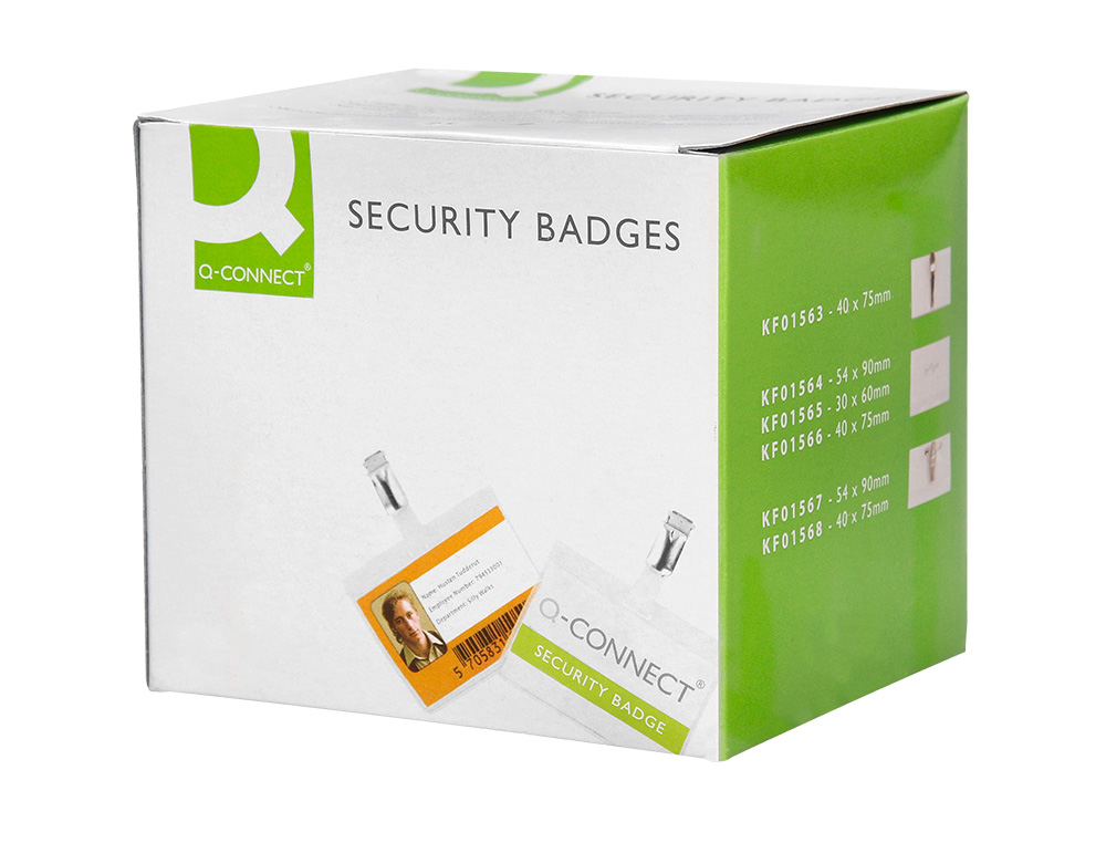 IDENTIFICADOR Q-CONNECT COM MOLA KF-01562 60X90 MM