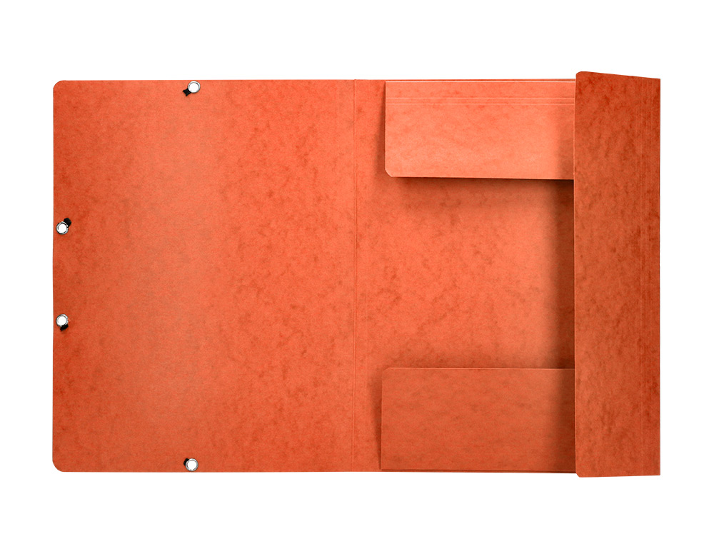 PASTA DE ELASTICOS Q-CONNECT DIN A4 COM ABAS LARANJA