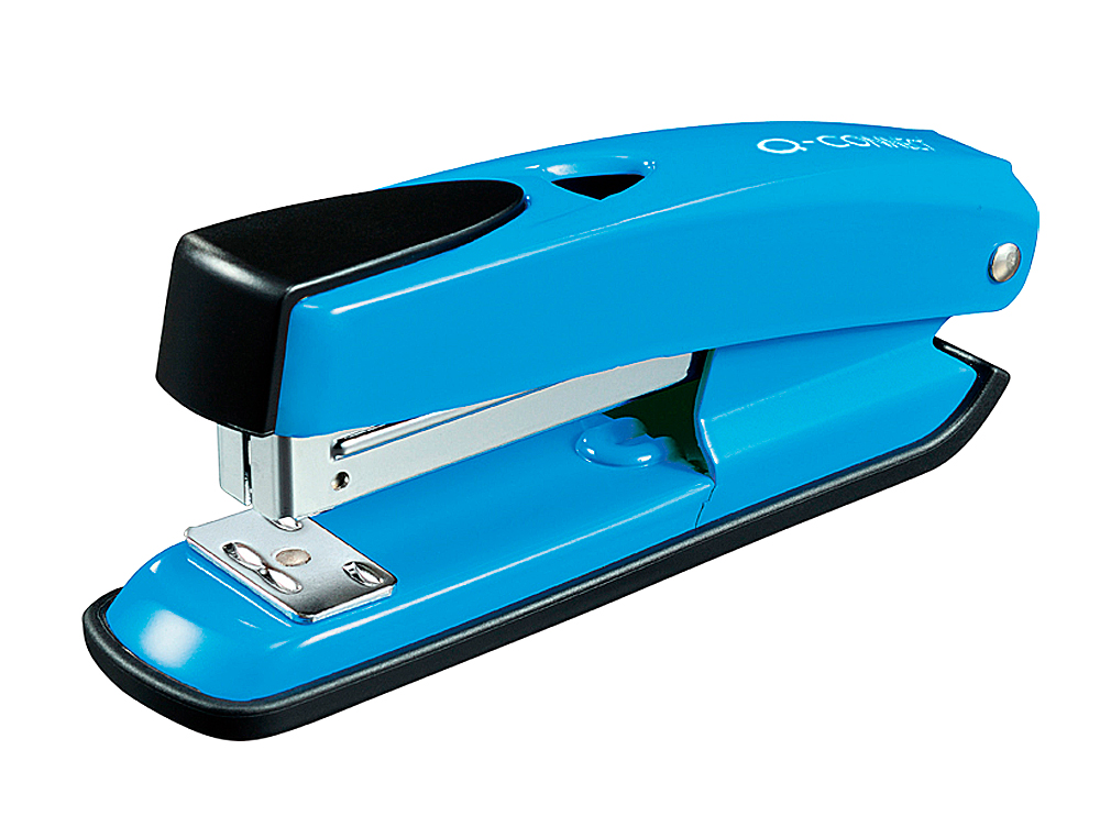 AGRAFADOR Q-CONNECT PLASTICO ABS - AZUL