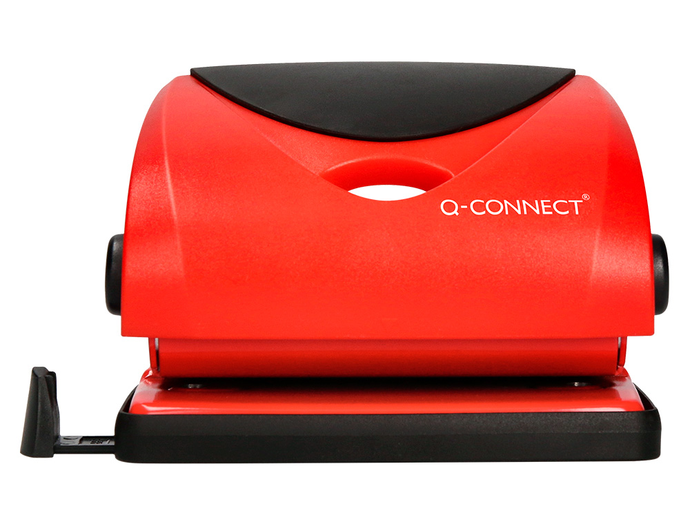 FURADOR Q-CONNECT CAPACIDADE 20 FOLHAS VERMELHO
