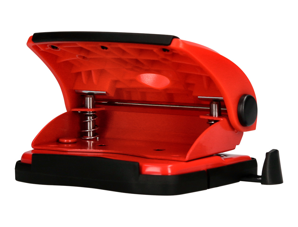 FURADOR Q-CONNECT CAPACIDADE 20 FOLHAS VERMELHO