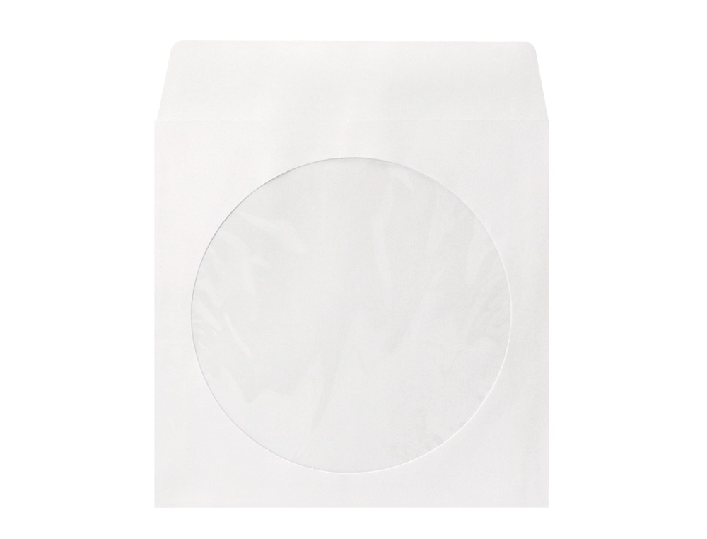 BOLSA DE PAPEL Q-CONNECT PARA CD / DVD EMBALAGEM DE 50 UNIDADES