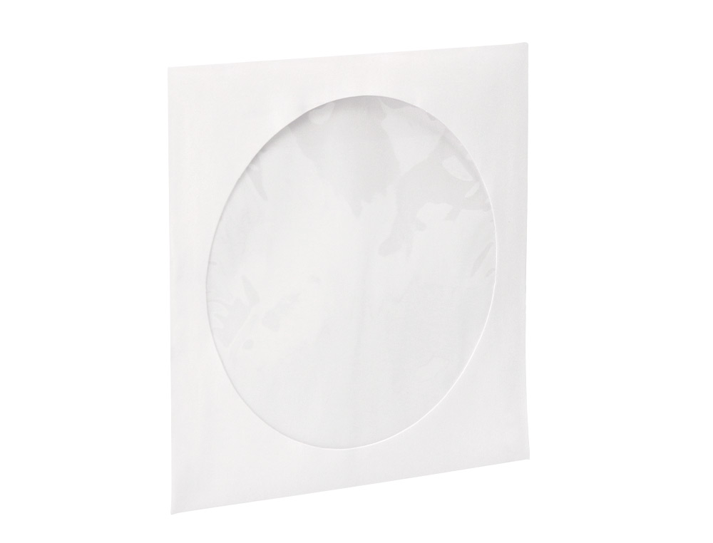 BOLSA DE PAPEL Q-CONNECT PARA CD / DVD EMBALAGEM DE 50 UNIDADES