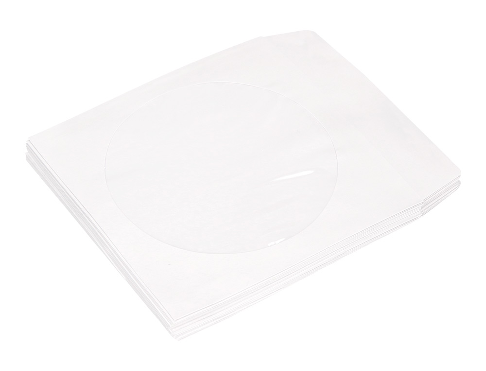 BOLSA DE PAPEL Q-CONNECT PARA CD / DVD EMBALAGEM DE 50 UNIDADES