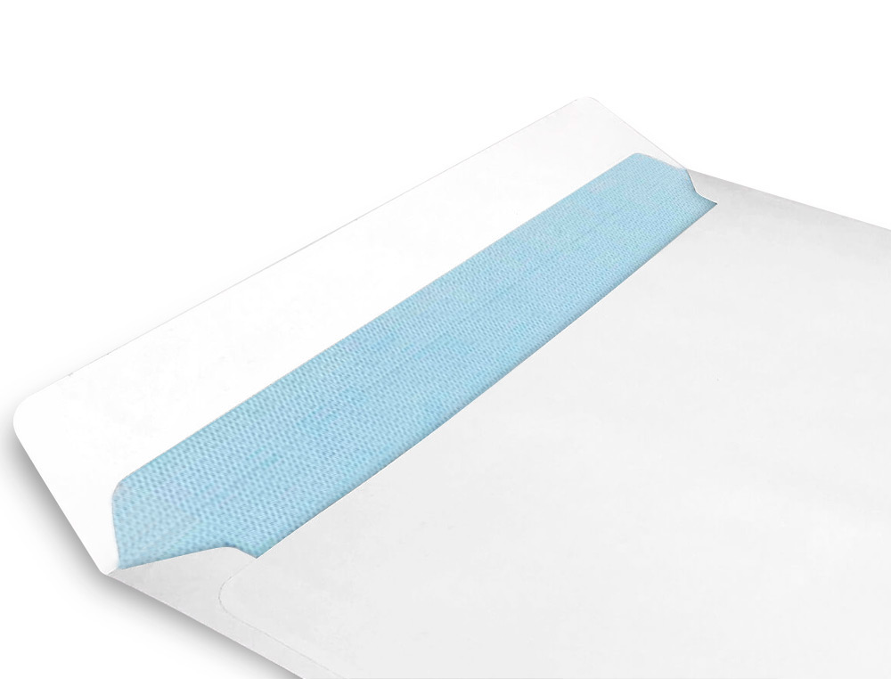 ENVELOPE LIDERPAPEL N.11 C5 BRANCO 162X229 MM TIRA DE SILICONE PACK DE 500 UNIDADES