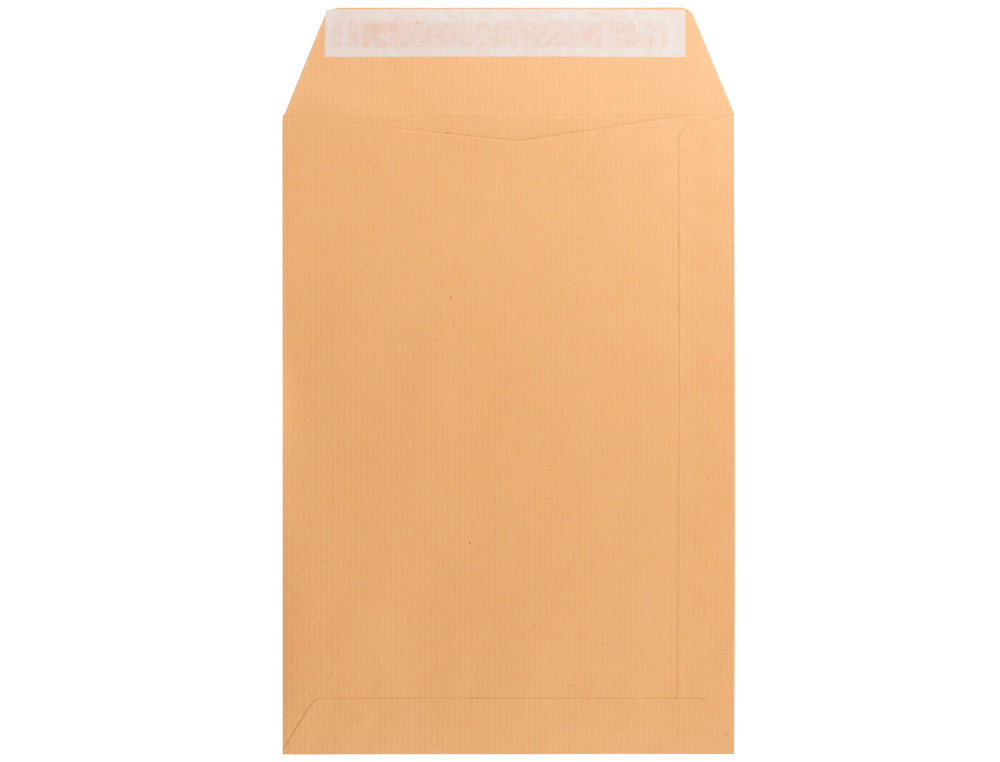 ENVELOPE LIDERPAPEL N.6 BOLSA QUARTO PROLONGADO CASTANHO 184X261 MM TIRA DE SILICONE PACK DE 250 UNIDADES
