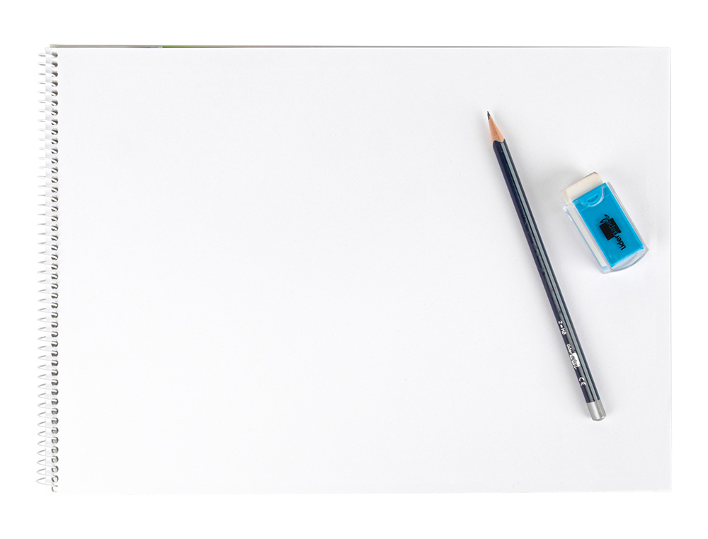 BLOCO DE DESENHO LIDERPAPEL VERONA ESPIRAL 20 FOLHAS BRANCO 460X325MM