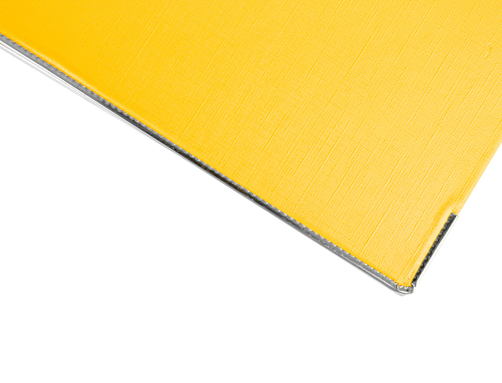 PASTA DE ARQUIVO DE ALAVANCA LIDERPAPEL DOCUMENTA PVC DIN A4 LOMBADA 75 MM AMARELO