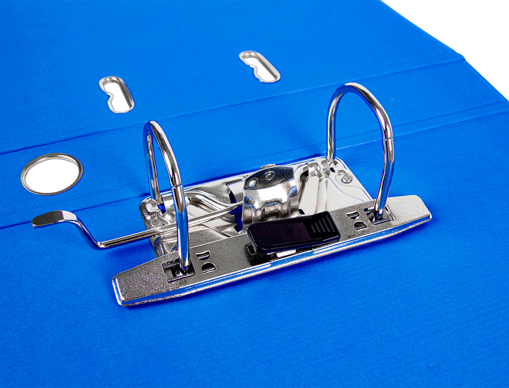 PASTA DE ARQUIVO DE ALAVANCA LIDERPAPEL DOCUMENTA PVC DIN A4 LOMBADA 52 MM AZUL