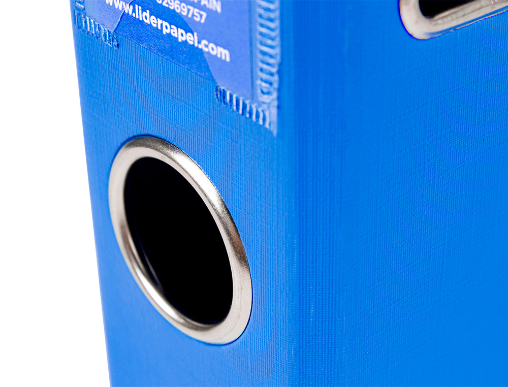 PASTA DE ARQUIVO DE ALAVANCA LIDERPAPEL DOCUMENTA PVC DIN A4 LOMBADA 52 MM AZUL
