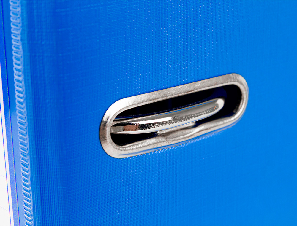 PASTA DE ARQUIVO DE ALAVANCA LIDERPAPEL DOCUMENTA PVC DIN A4 LOMBADA 52 MM AZUL