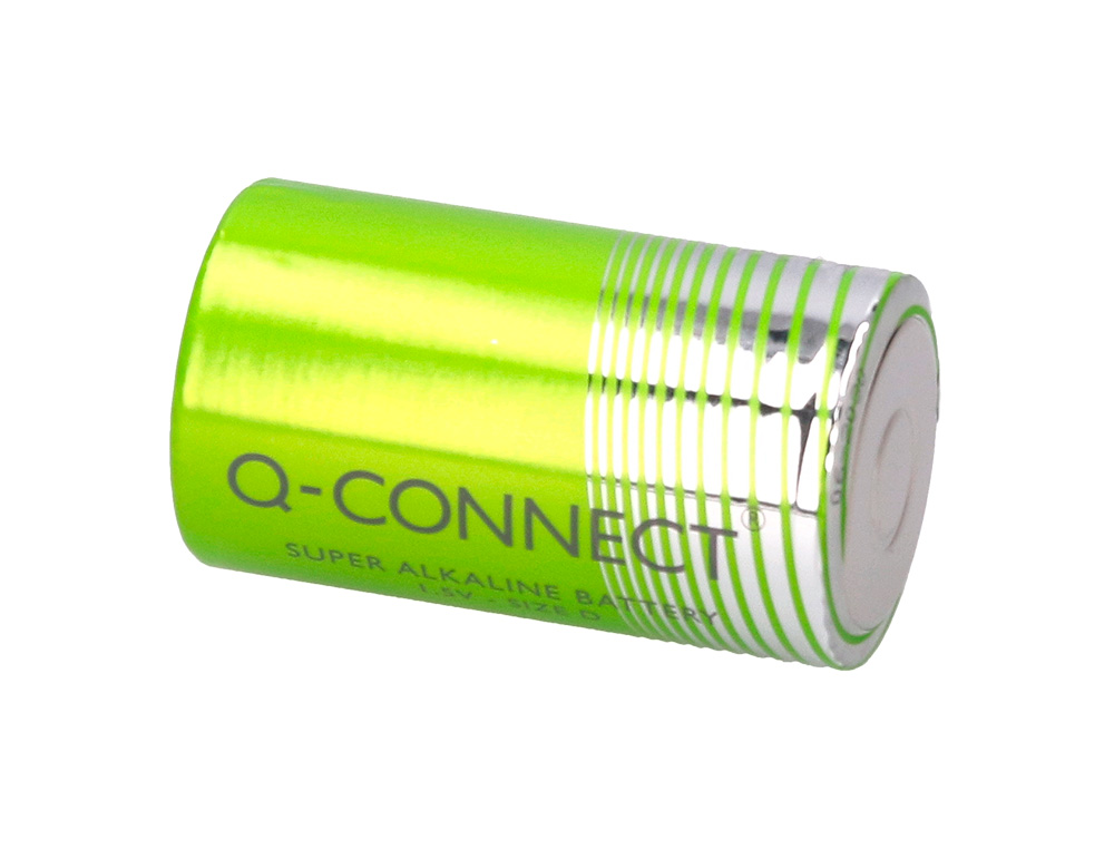 PILHA Q-CONNECT ALCALINA D BLISTER COM 2 UNIDADES