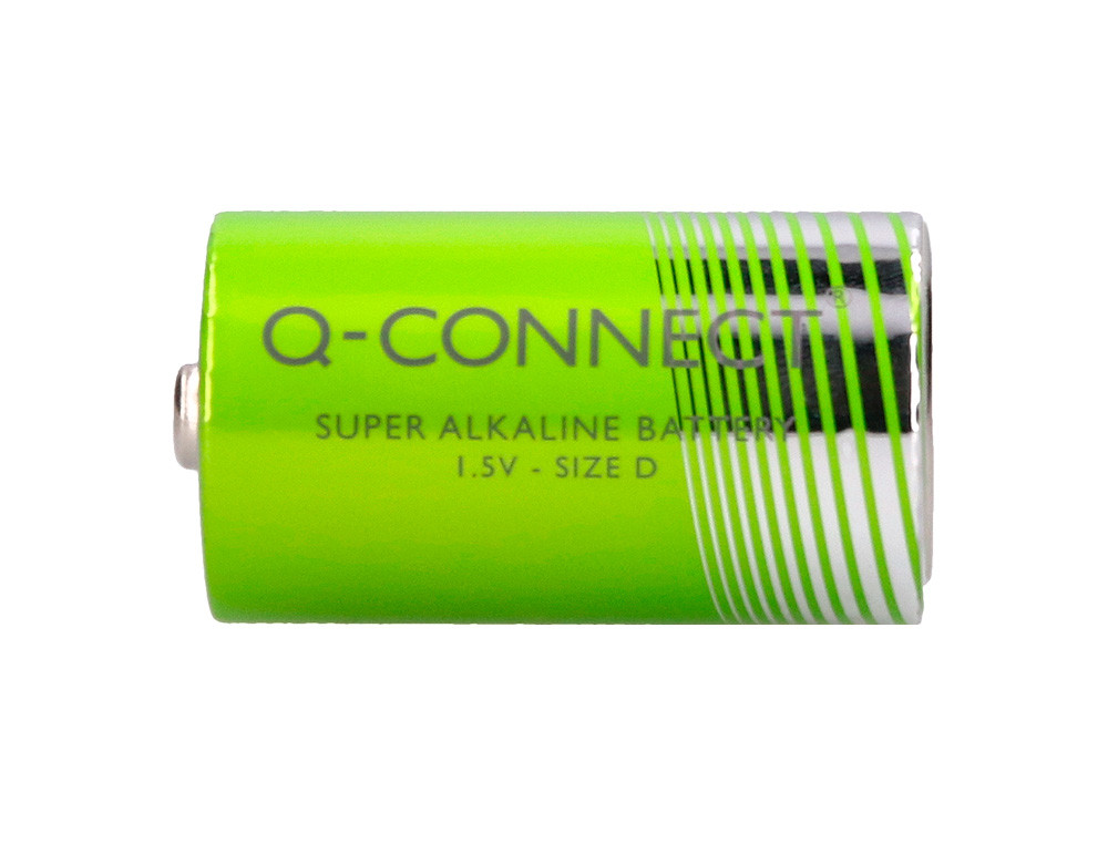 PILHA Q-CONNECT ALCALINA D BLISTER COM 2 UNIDADES
