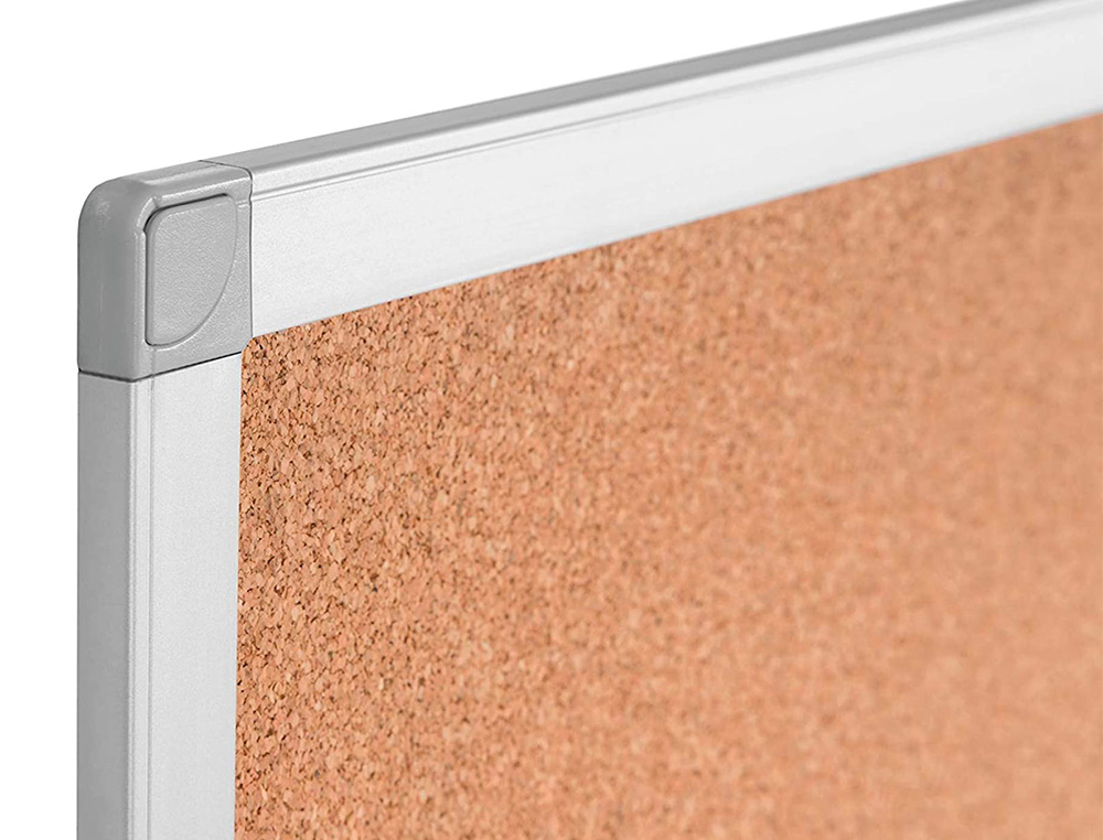 QUADRO DE CORTICA Q-CONNECT CAIXILHO DE ALUMINIO 150X100CM EXTRA CORTICA 5 MM