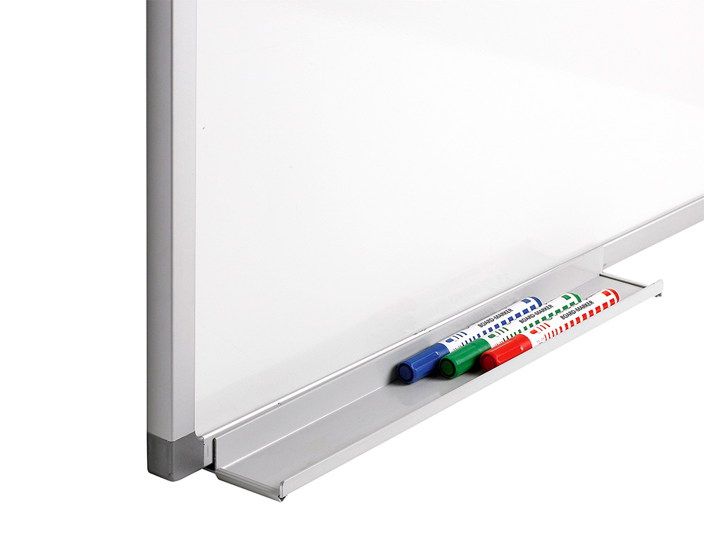 QUADRO BRANCO Q-CONNECT LAMINADO C/CAIXILHO ALUMINIO 150 X 100 CM
