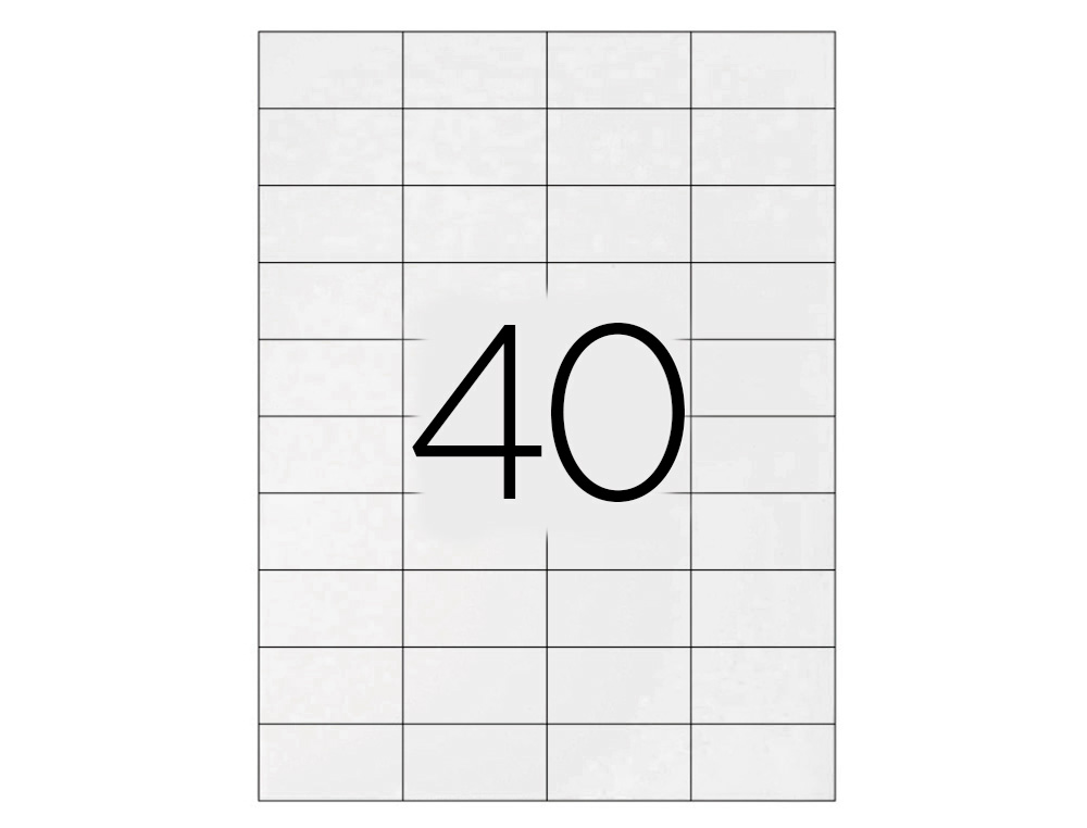 ETIQUETAS ADESIVAS Q-CONNECT DIN A4 52,5 X 297 MM