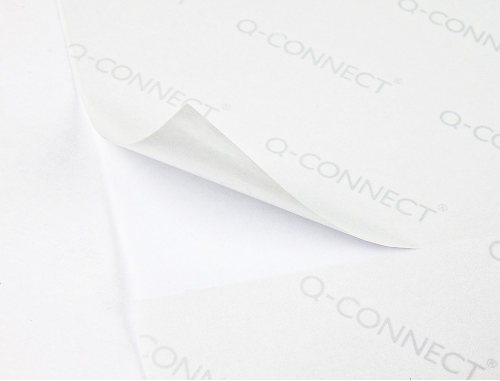 ETIQUETAS ADESIVAS Q-CONNECT DIN A4 52,5 X 297 MM