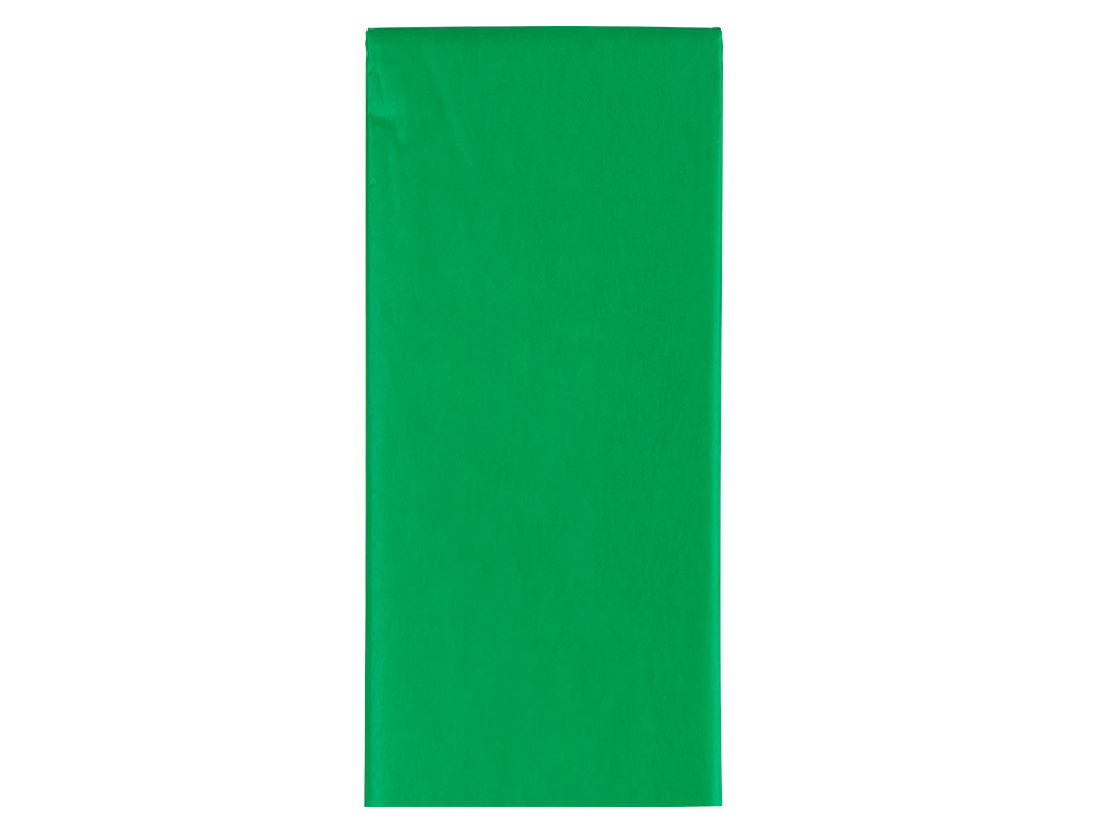 PAPEL SEDA LIDERPAPEL 52 X 76 CM 18 GR VERDE