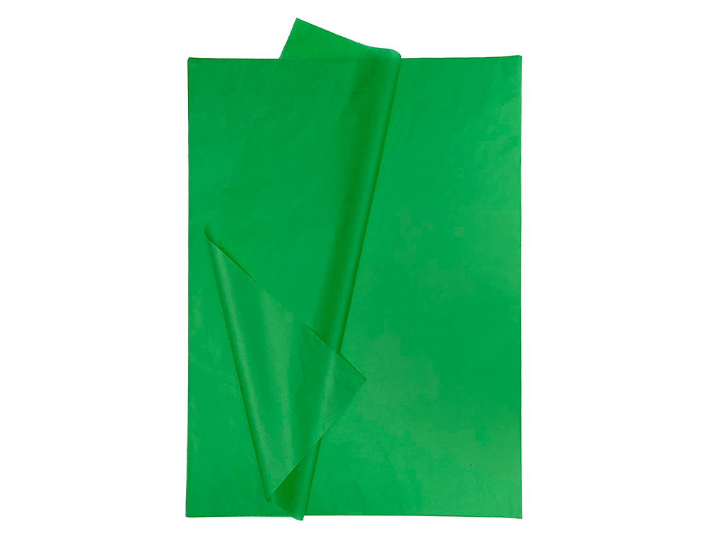 PAPEL SEDA LIDERPAPEL 52 X 76 CM 18 GR VERDE