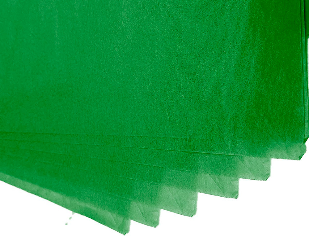 PAPEL SEDA LIDERPAPEL 52 X 76 CM 18 GR VERDE