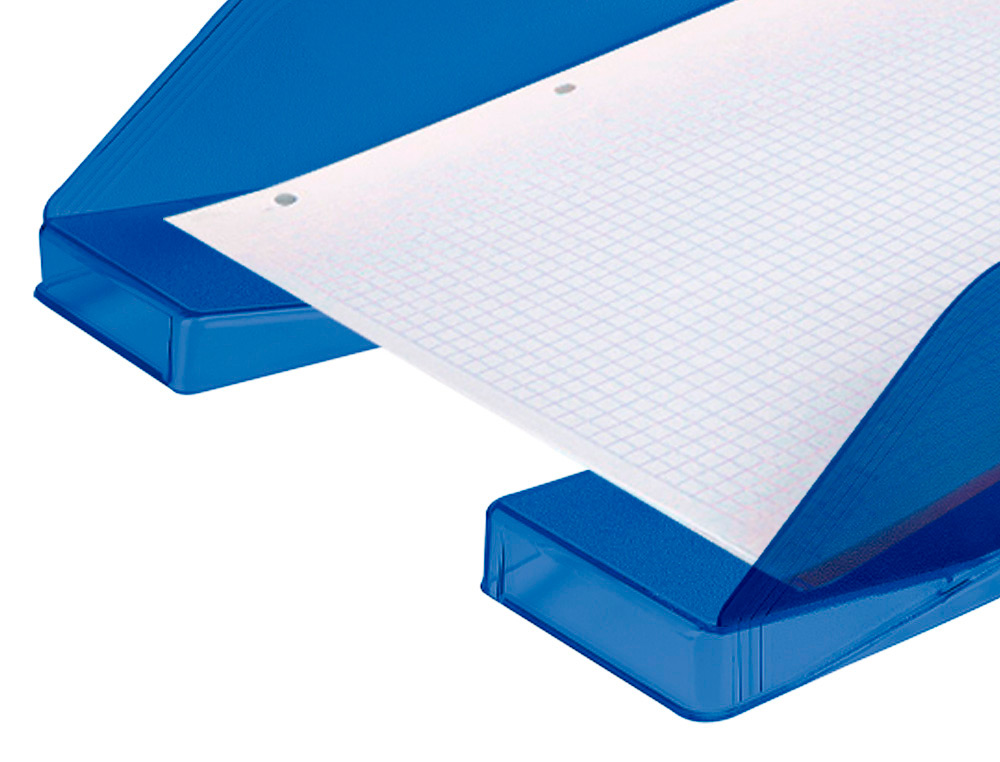 TABULEIRO DE SECRETARIA Q-CONNECT PLASTICO AZUL TRANSPARENTE