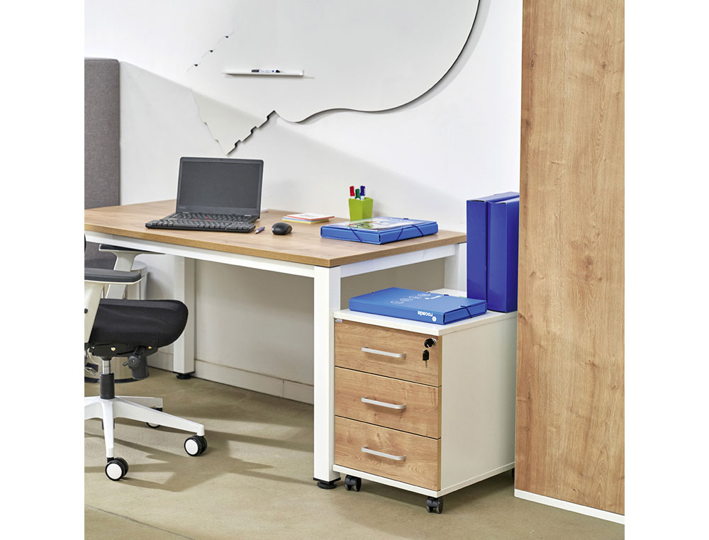 MODULO COM GAVETAS ROCADA EM FAIA 58 X 50 X 59,5 CM MODELO C