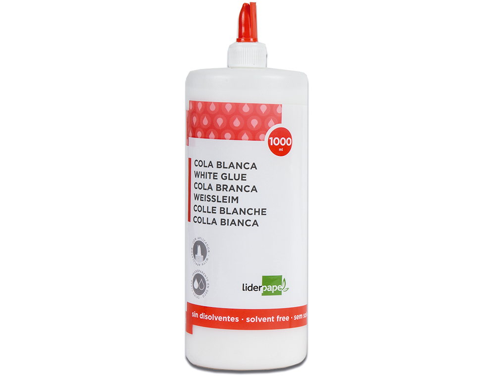 COLA BRANCA ESCOLAR LIDERPAPEL 1000 ML