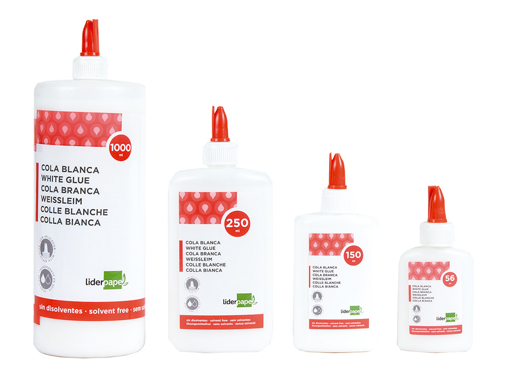 COLA BRANCA ESCOLAR LIDERPAPEL 1000 ML