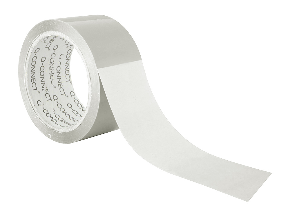 FITA ADESIVA Q-CONNECT POLIPROPILENO TRANSPARENTE 66 MT X 50MM BAIXO RUIDO