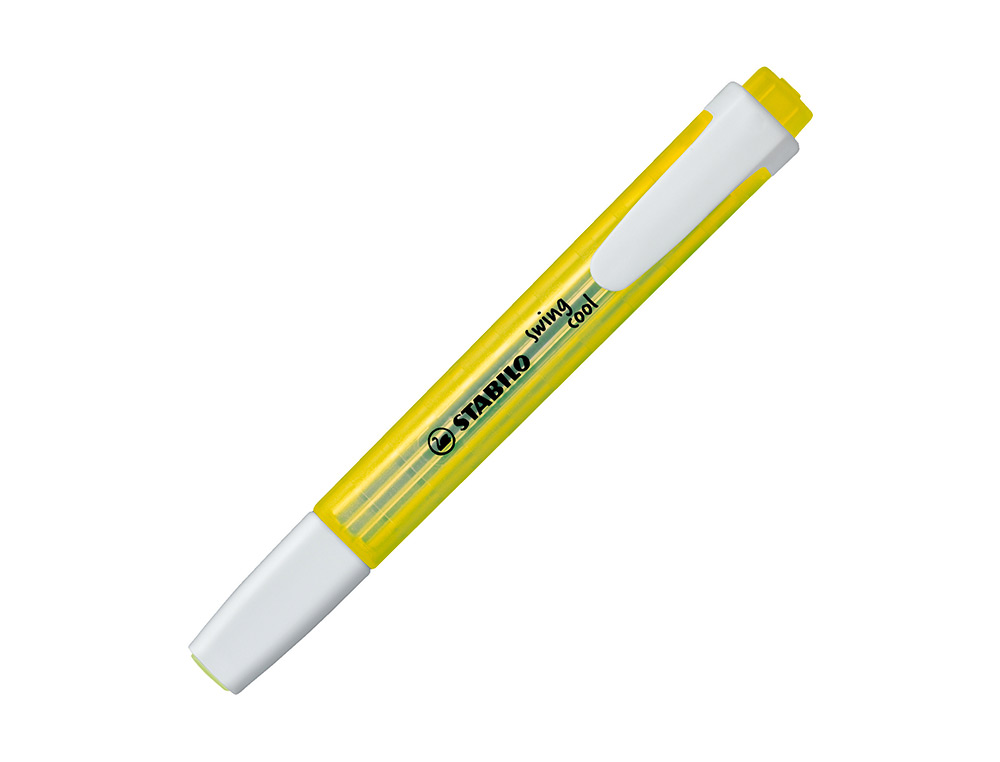 MARCADOR FLUORESCENTE STABILO SWING COOL AMARELO