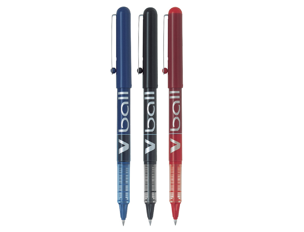 MARCADOR PILOT ROLLER V-BALL AZUL 0.7 MM